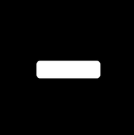 White equals sign on a black background